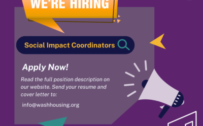 WHC Hiring Social Impact Coordinator