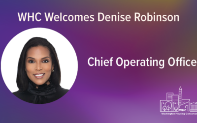WHC Welcomes New COO Denise Robinson